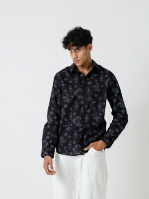 REGULAR FIT PATTERNED SHIRT