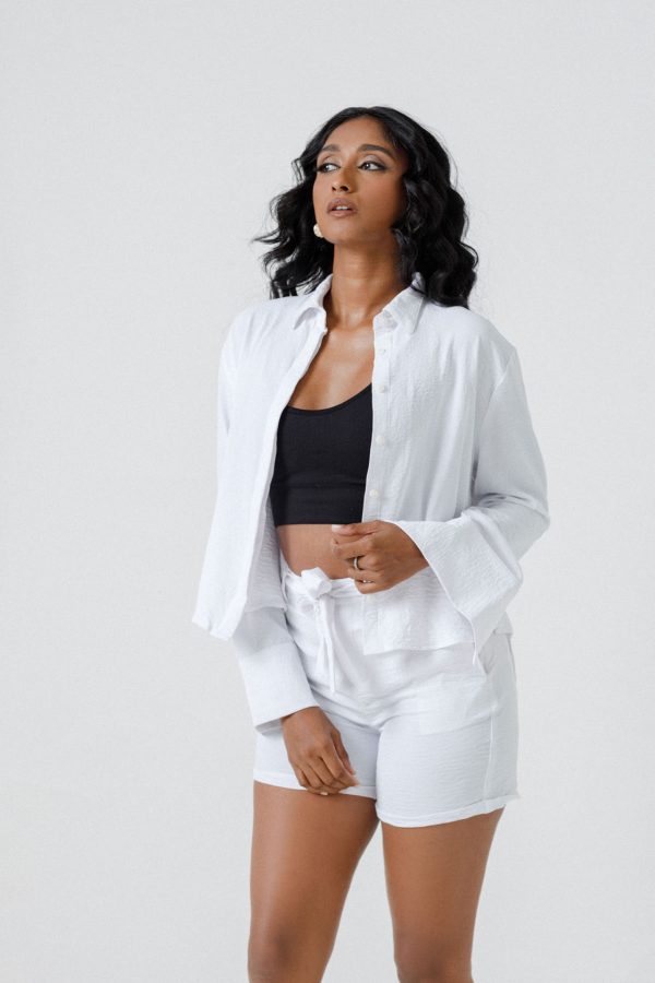 TIE-UP SHORTS